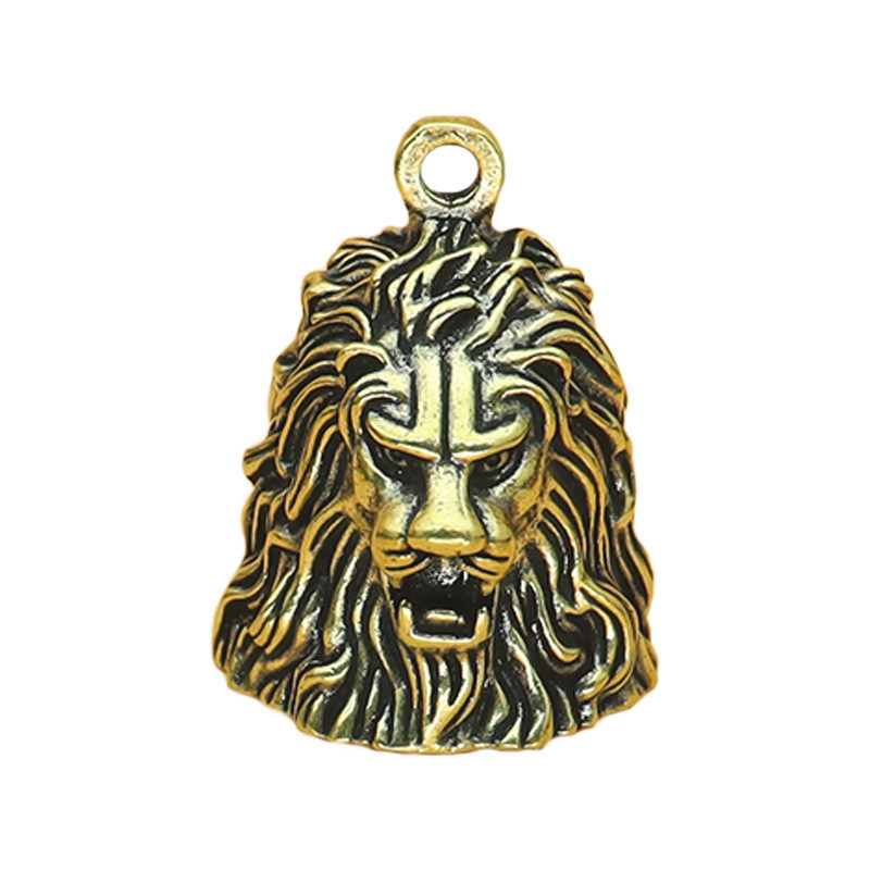 Lion King นาฬิกาโบราณ Bell พวงกุญแจจี้ทองเหลืองสินค้าขนาดเล็ก High-End Sense วิทยาลัย Entrance Exami