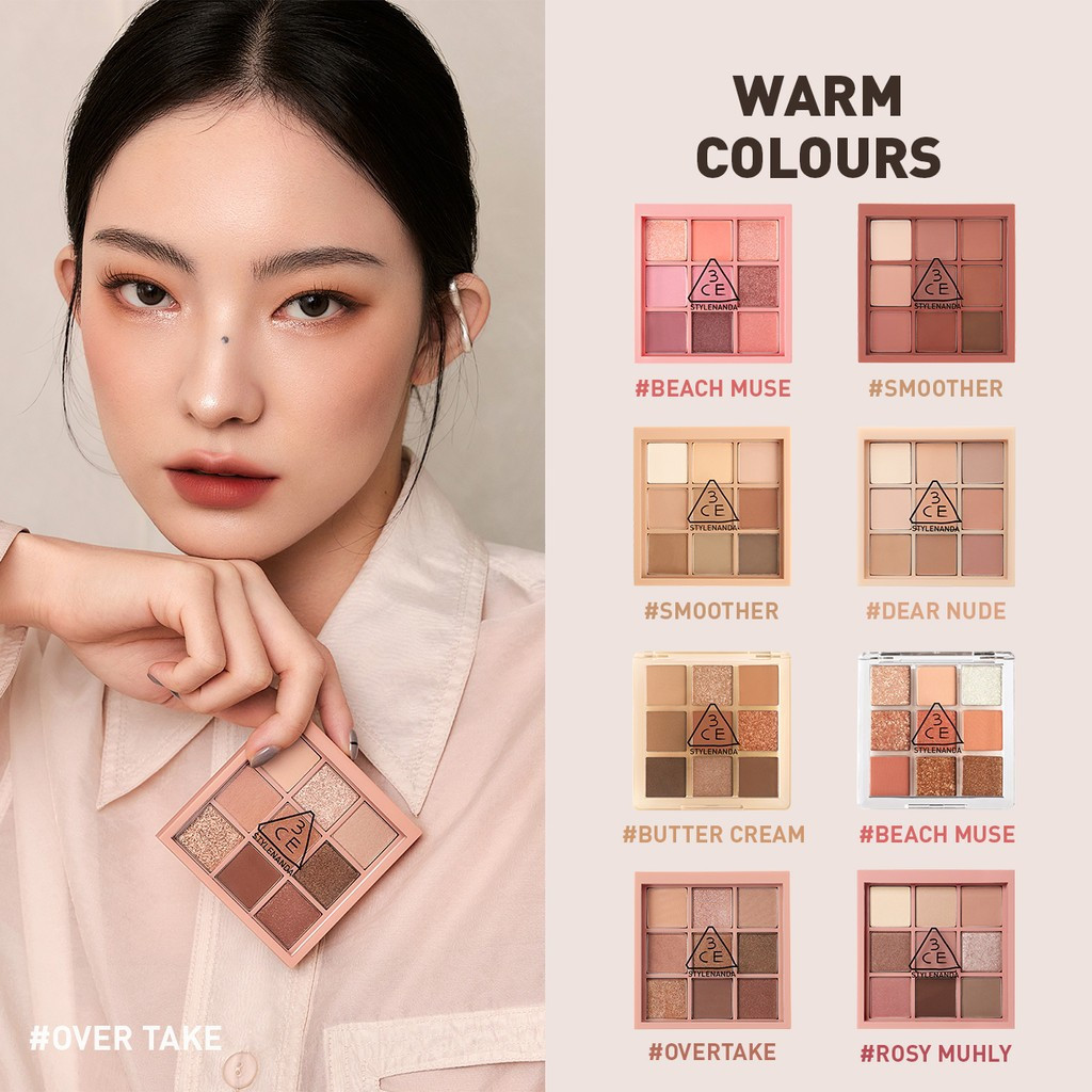 【ส่วนลดพิเศษ✨】3CE Multi Eye Color Palette ทรีซีอี มัลติ อาย คัลเลอร์ พาเลท อายแชโดว์ พาเลทตา