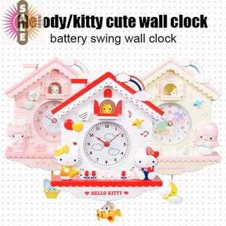 แอพ นาฬิกาแขวนผนังการ์ตูนแกว่งนาฬิกาแขวนน่ารักผนังแกว่งห้องน…