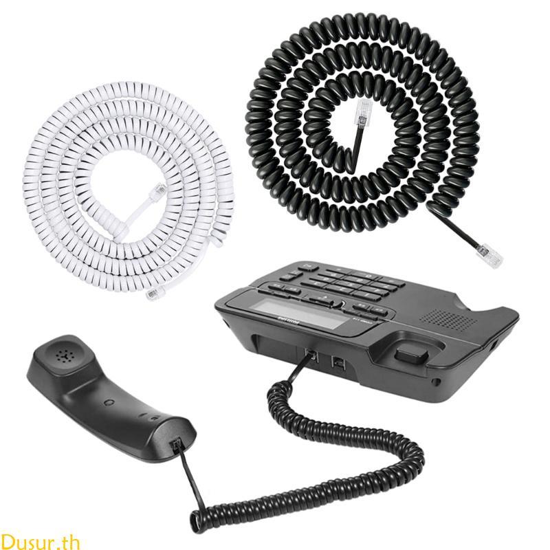 Dusur RJ9 RJ11 4P4C ความเข้ากันได้ของสายโทรศัพท์ทําให้มั่นใจการเชื่อมต่อที่เสถียร