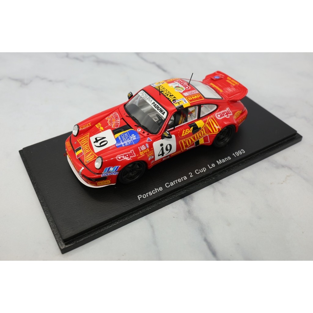 [คลังสินค้าพร้อม] spark 1/43 Porsche 911 carrera 2 ถ้วย Racing Car 911carera Porsche Racing Original