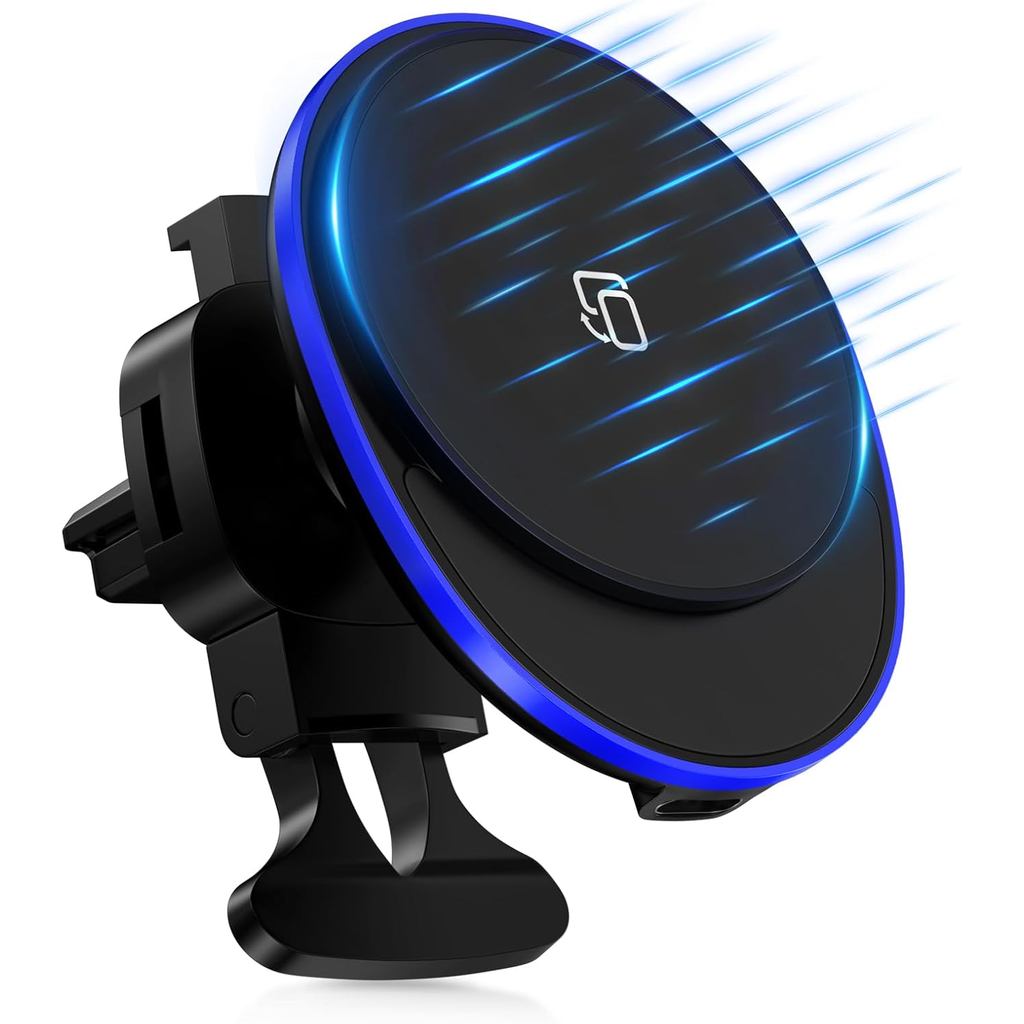 15W MagSafe Car Mount Charger Samsung Android Wireless Car Charger for Samsung Galax Z Fold Flip 7/S