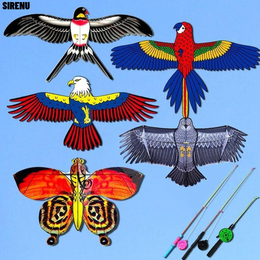 SIRENU ขนาดใหญ่ Eagle Kites DIY ของเล่นเด็กของขวัญ 35 ซม