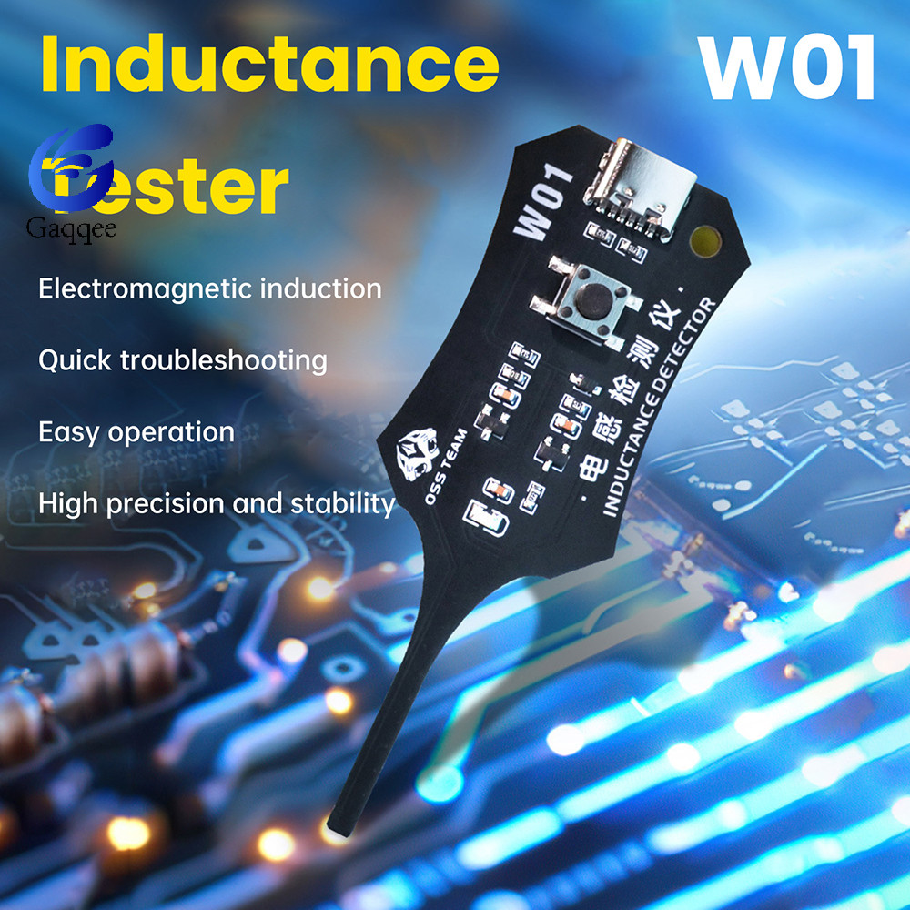 W01 ตัวเหนี่ยวนําเครื่องทดสอบเมนบอร์ดขดลวดเหนี่ยวนําเครื่องตรวจจับพอร์ต Type-C สําหรับค้นหาความผิดพล