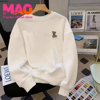 COD✅(จัดส่งในกรุงเทพฯ)MAO Shop Right เสื้อแขนยาวคอกลม ฮู๊ดแบบสวม เสื้อกันหนาวแฟชั่น ราคาสุดแสนถูก ใส่แล้วดูคูลส์ unisex