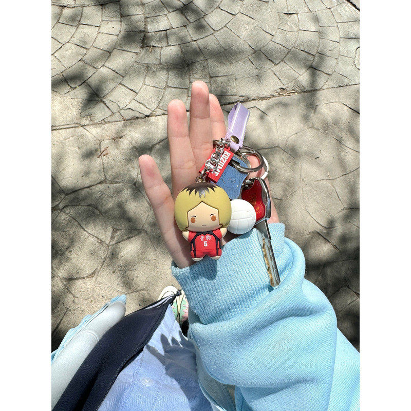 ไฮคิว!! พวงกุญแจ Kawaii Hinata Shoyo Tobio Kageyama Tsukishima Kei Kozume Kenma Kuroo Tetsurou Hang On กระเป๋าอุปกรณ์เสริมอะนิเมะตัวเลขพวงกุญแจ ราคา ถูกที่สุด ดีลบีเคเค แกลเลอรีภาพที่ 9