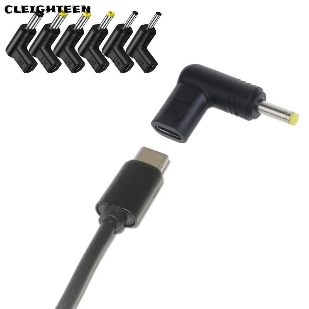 CLEIGHTEEN USB C PD to DC Power Connector, อะแดปเตอร์ชาร์จตัวแปลง Type C เป็น DC Jack Plug, Type-C P