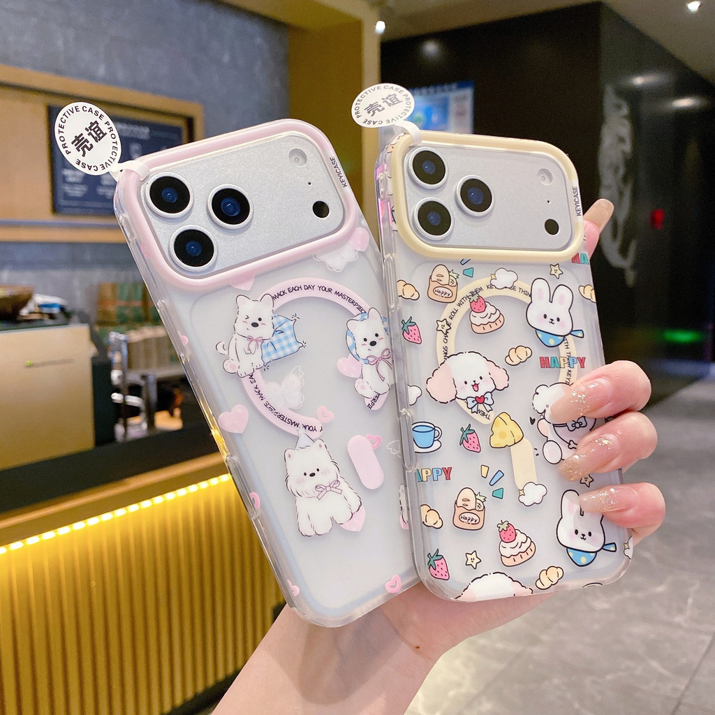 เคสโทรศัพท์ตัวละคร Tom & Jerry น่ารัก - การออกแบบเมาส์และแมว - เคสนิ่มใส - ด้ามจับกันลื่นสําหรับ iPhone 17 17pro 16 15 ปลอก 14 13 Pro Max 16pro 15 14 pro Full Coverage