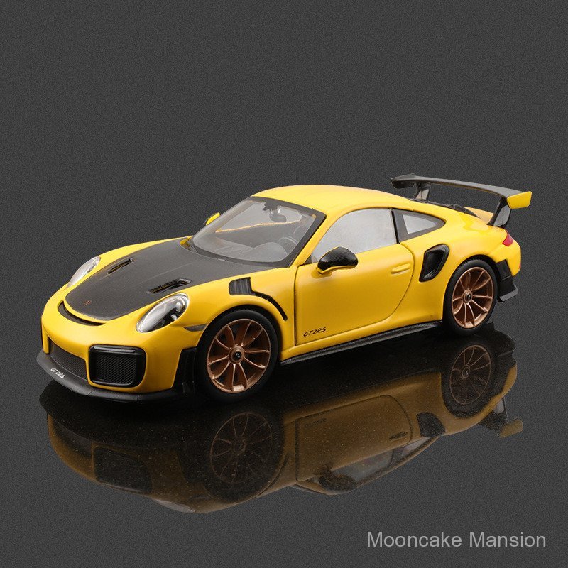 Maisto Maisto รูปที่ 1: 24 Porsche 911GT2 โมเดลรถจําลองเครื่องประดับของเล่นขายส่ง