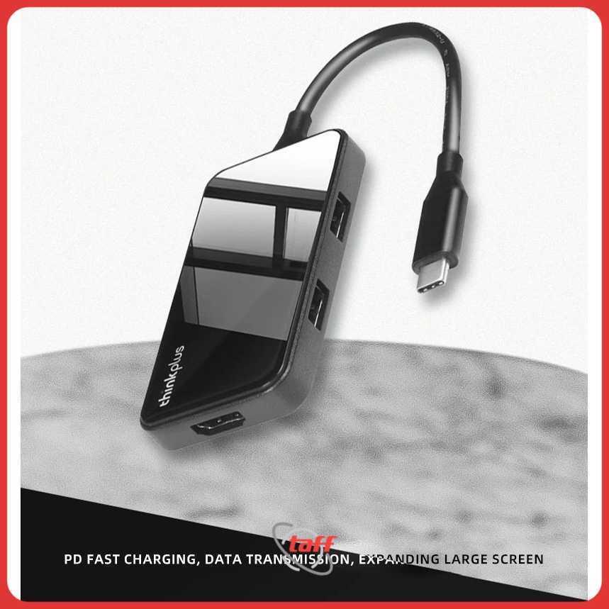อะแดปเตอร์ฮับ USB Lenovo Thinkplus 5in1 Type C 3.0 HDMI 4K - TPH-05