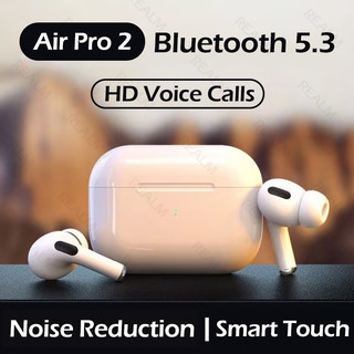 AirPro2 TWS Earpads Bluetooth Earphones with Microphone Touch HiFi Headset Earbuds Wireless Earphone