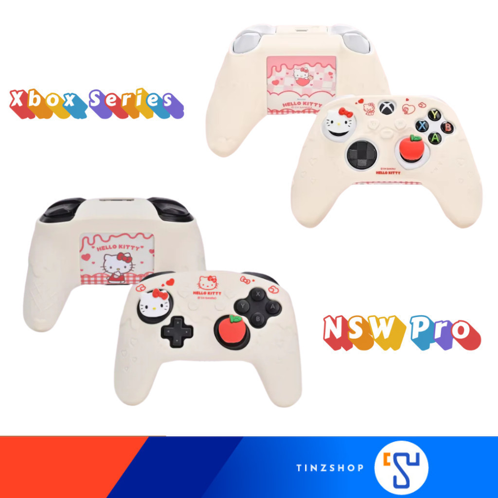 [ส่งด่วน] GeekShare x Sanrio NS Pro / Xbox Case Hello Kitty (สำหรับ Nintendo Switch Pro,Xbox Wireless Controller)