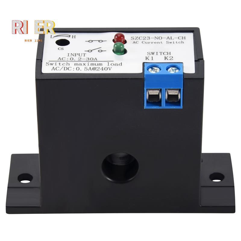 Current Mutual Induction Switch SZC23-NO-AL-CH ปกติเปิด Current Detection SWITCH สําหรับ AC Current 