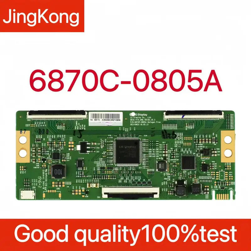 6870C-0805A V19_UHD_TM120_V0.3 T CON Board 6870C แผ่นสําหรับ TV Tcon Board 6870C 0805A จอแสดงผลเดิมอ