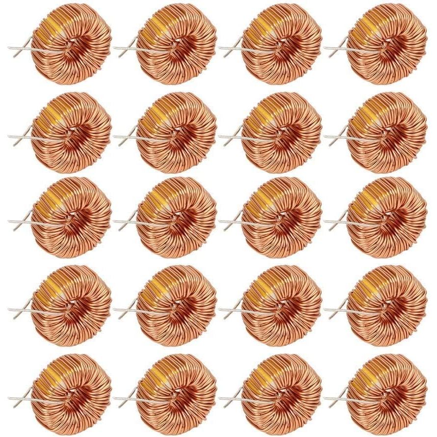 20 pcs Toroid Inductor Kit ขนาดเล็กเหนี่ยวนําขดลวดทองแดง 5026 330UH 3A สําหรับ DIY Circuit Board