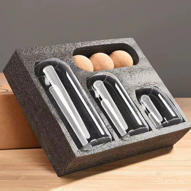 Airtight Jar แก้ว Cork ทั้ง Grain Storage Jar เมล็ดกาแฟชา Jar ชุด Jar Storage Jar Ball N8SV