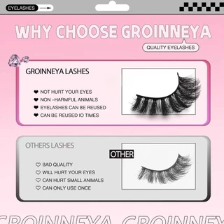 【จัดส่งในพื้นที่】Diy Eyelash Extensions 3 คู่ Lashes One Piece Senseless Dense Fiber ประดิษฐ์ขนตา Cos Devil ประเภท