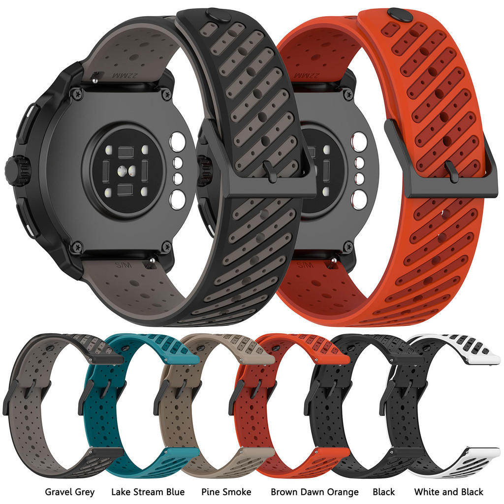 สายนาฬิกา 2สี Suunto Race 2 Run Race S 2 5 Peak 9 Peak Pro Vertical 2 1 22mm ดีไซน์เรียบหรู sport