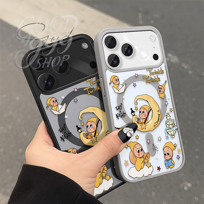 แม่เหล็ก📱 เคสใสกันกระแทกน่ารัก IPhone17 Air 11 12 13 14 15 16 17 PROMAX 17 16 15Pro 16 15 14PLUS 8 7Plus XR X XS XSMAX