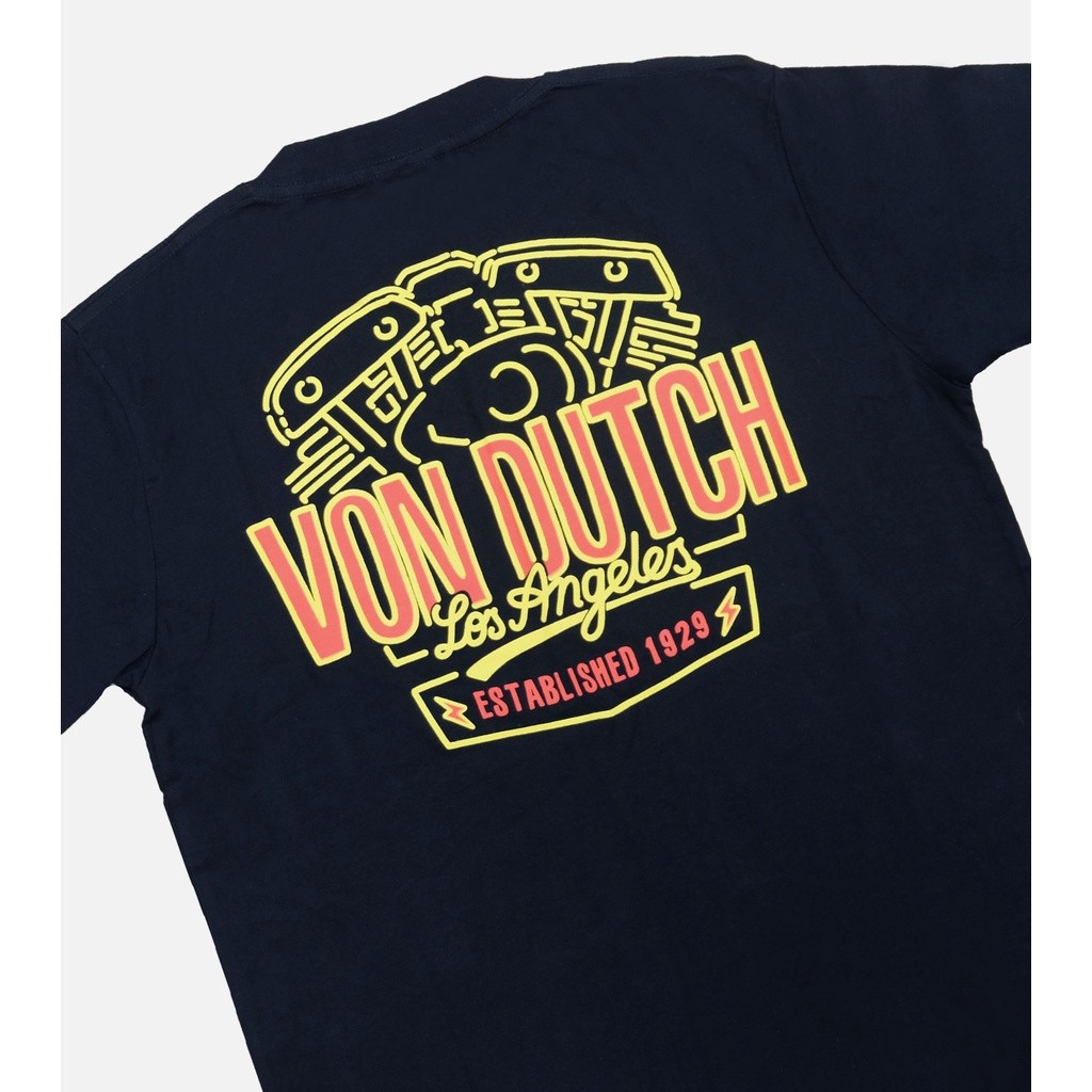 เสื้อยืด Von Dutch Q19 สีดํา