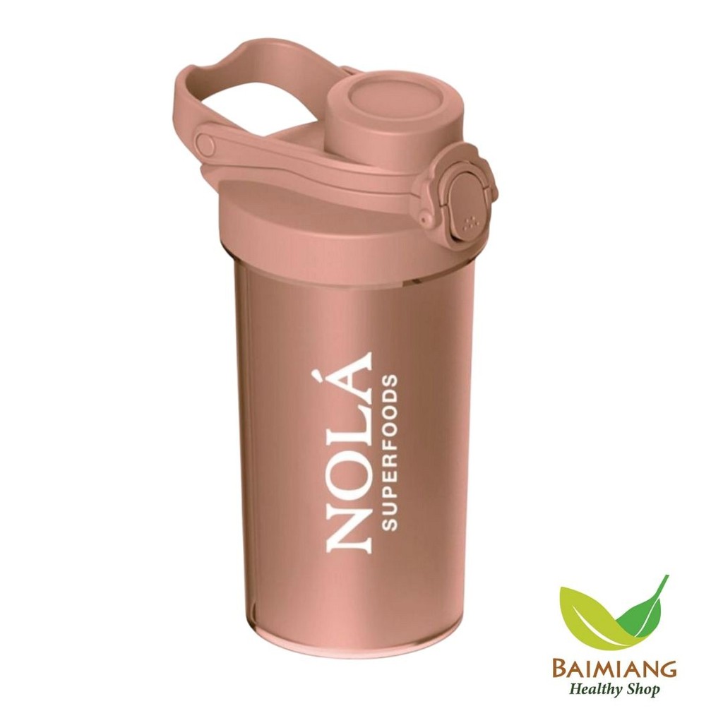 [สินค้าแถมฟรี] NOLA SUPERFOODS PROTEIN SHAKER BOTTLE ขนาดบรรจุ 550 ml. (05522)