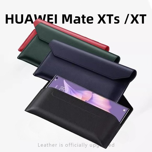 SAMSUNG หรูหรากระเป๋าหนังแท้สําหรับSamsung Galaxy Z TriFoldกรณีซองจดหมายและแม่เหล็กสําหรับSamsung Ga