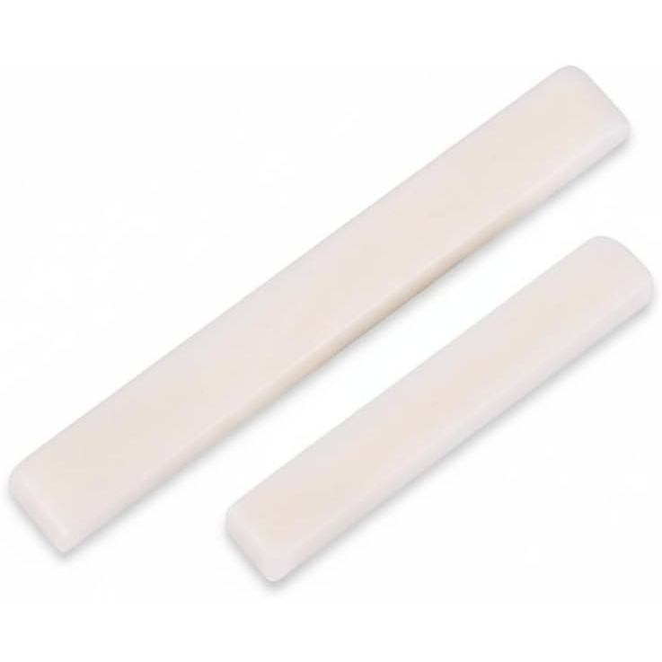 VGEBY Bone Nut สําหรับ Ukulele, Ukulele Bridge Saddle กีตาร์ Bone String Saddle และ Nut สําหรับ 4 St