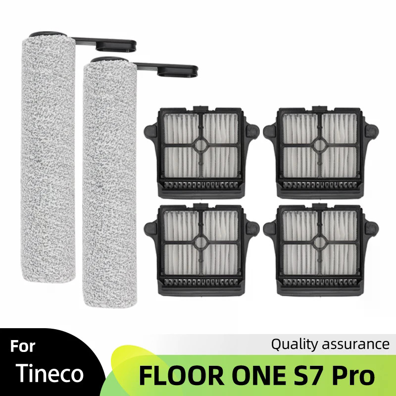 สําหรับ Tineco FLOOR ONE S7 PRO อะไหล่ Soft Roller Brush HEPA Filter เครื่องดูดฝุ่นไร้สายอุปกรณ์เสริ