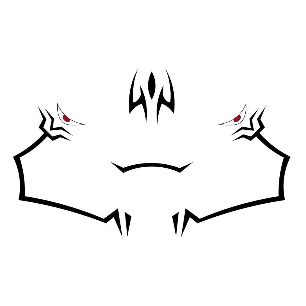 Ryomen Sukuna สติ๊กเกอร์รอยสักชั่วคราว สำหรับคอสเพลย์และแต่งหน้า anime temporary tattoo prop