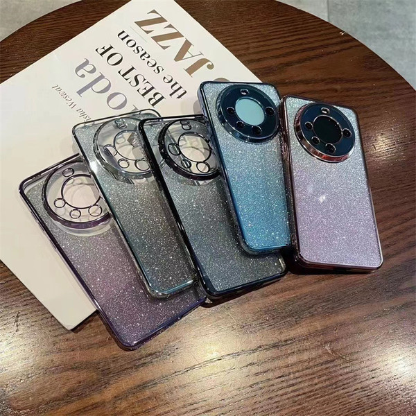 เคส vivo y200 5g vivo y200 5g เคส เหมาะสําหรับ VIVO Y300i Gradient Glitter ผงชุบ tpu เคสโทรศัพท์ Y20