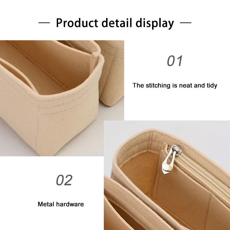 The Inner Liner Bag แทรกโดย The Organizers สําหรับ Lon-coamp กระเป๋าเป้สะพายหลัง Travel Makeup Lining กระเป๋าเก็บของแบบพกพา - รูปที่ 3