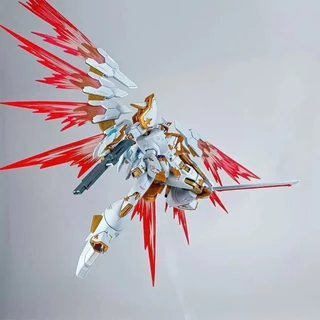 1/144 HG Scale Garuda Mecha Assembly ชุดสไลด์น้ํา Decals & PET Red Wing Parts Premium Hobby ของขวัญสะสมสําหรับแฟนอะนิเมะ