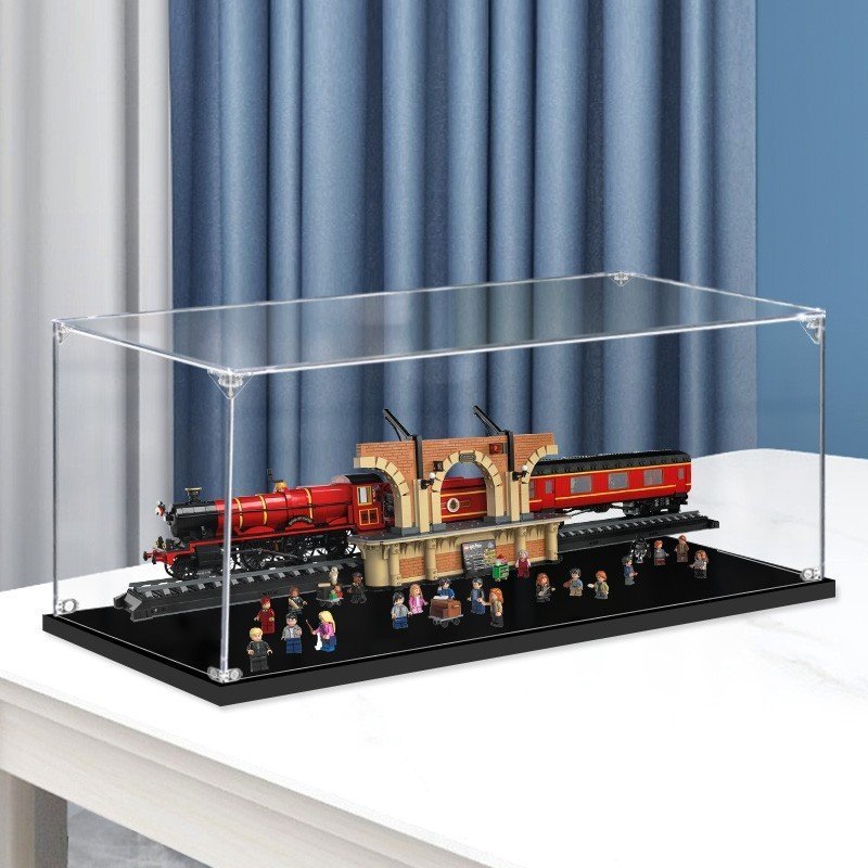 กล่องแสดง กล่องเก็บของ Hogwarts Collectors Edition รูป 76405 Lego Acrylic Express Train เหมาะสําหรับ