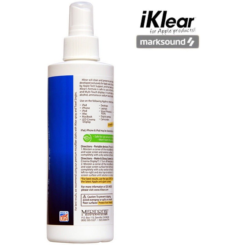 Z iKlear iKlear Apple Macbook แล็ปท็อปหน้าจอดิจิตอลอิเล็กทรอนิกส์ LCD ทําความสะอาด 240ml