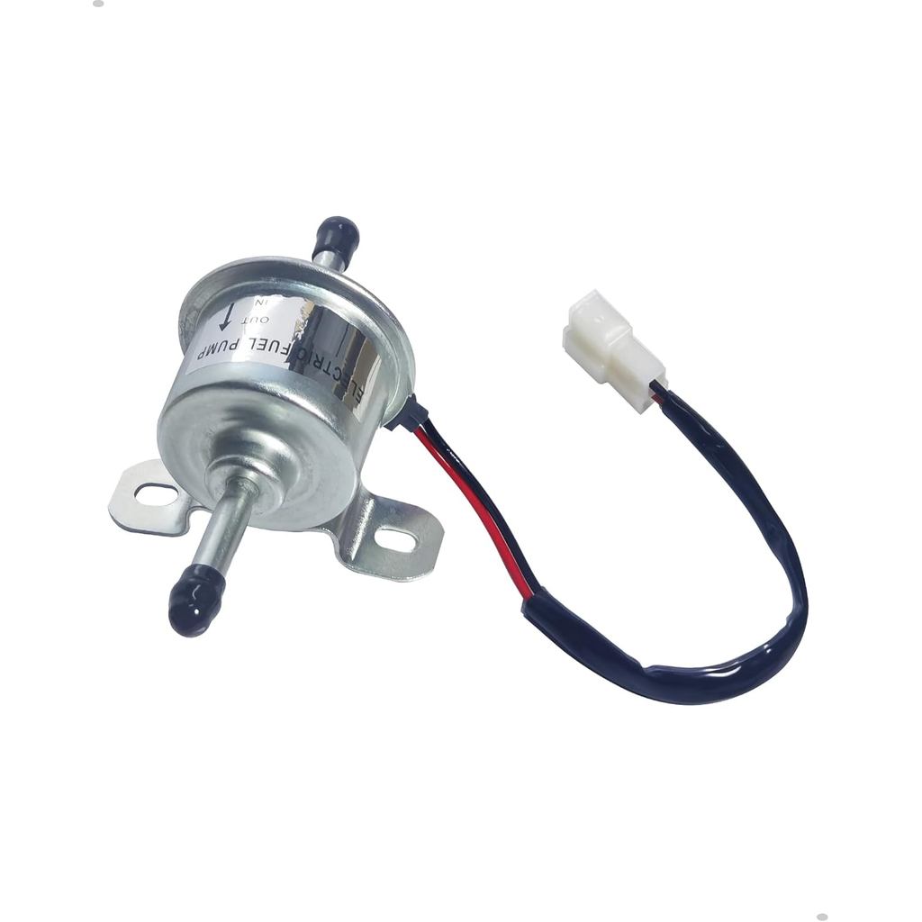 12V Electric Fuel Pump Compatible with Kubota ZD18 ZD21 ZD28 BX24 BX25 BX2350 BX2360 BX2370 BX2380 B