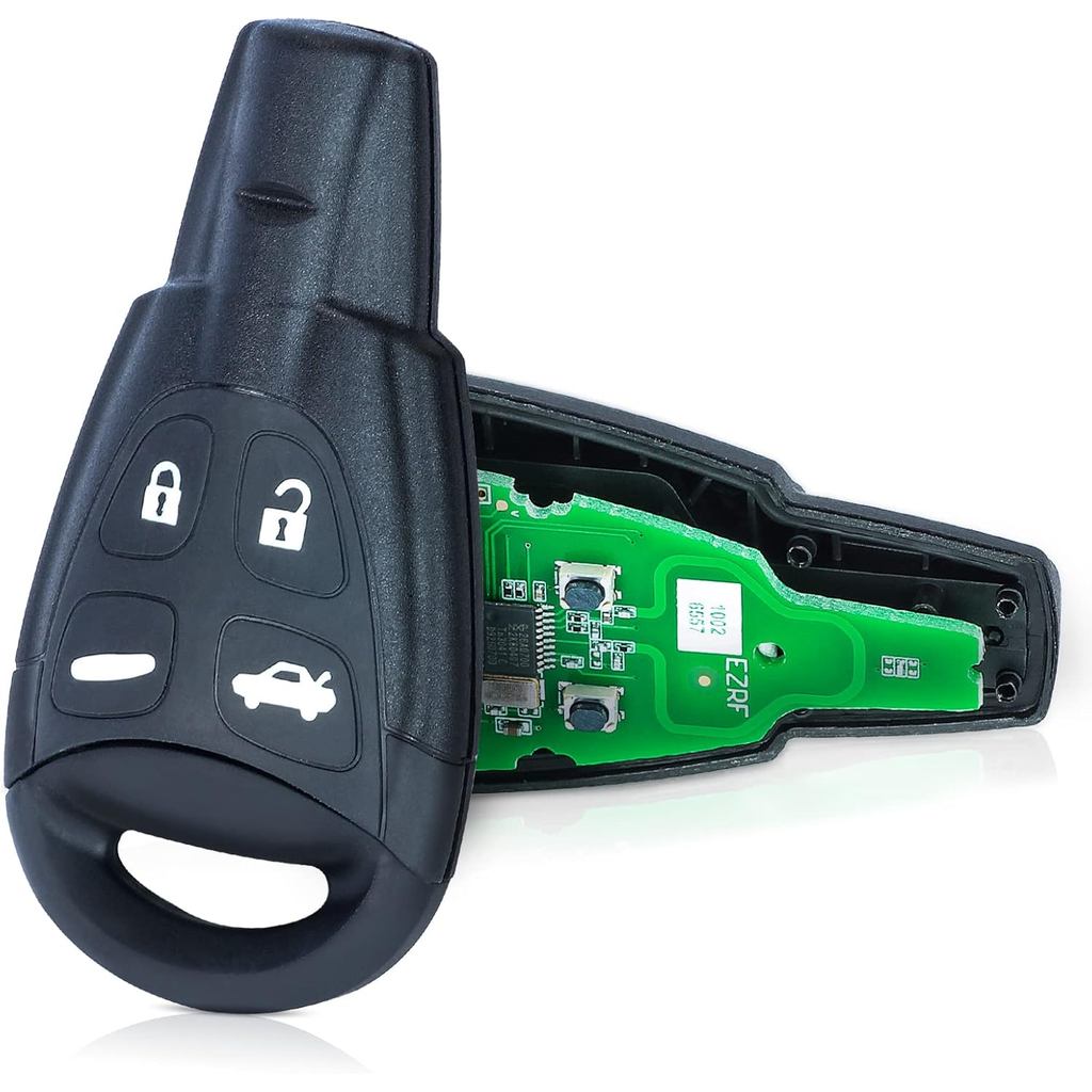 Remote Key Fob Replacement for Saab 9-3 9-5 2003 2004 2005 2006 2007 2008 2009 2010 2011 Keyless Ent