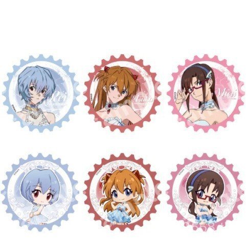 Shinji Shinkawa อะนิเมะ Shinji Shinji Yuji Badge แฟลชศตวรรษใหม่ 2024cafe Warrior Zero Evangelion Aya