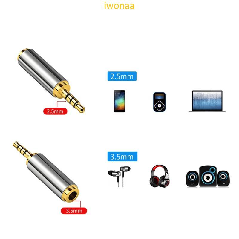 3.5mm to 2.5mm / 2.5 mm to 3.5 mm Adapter Converter Stereo  Headphone Jack