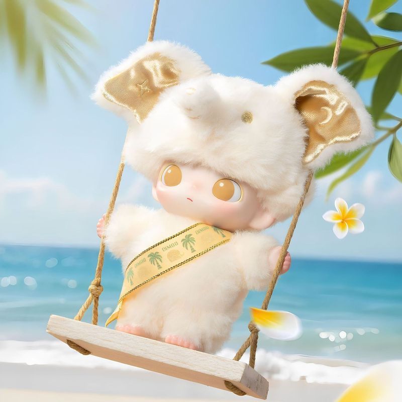 DIMOO Thailand Limited Baby Elephant ไวนิลตุ๊กตาลิฟท์รูปของเล่นอินเทรนด์ของเล่นตุ๊กตา