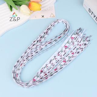 Z & P 2 ชิ้นเชือกผูกรองเท้าการ์ตูนอบเชยแฟชั่นรองเท้าแบน Lace…