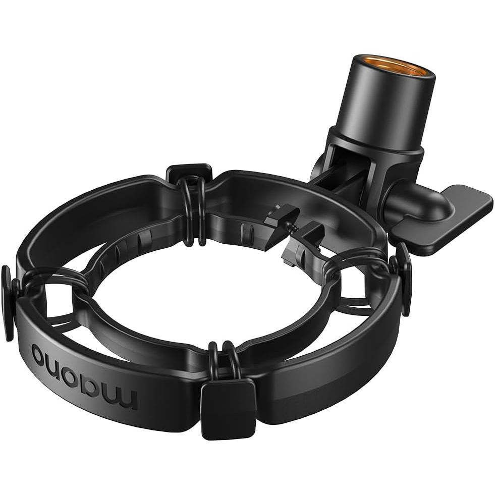 MAONO PD200X/PD200XS Shock Mount - Professional Custom Microphone Mounts Reduces Vibration Noise, Re
