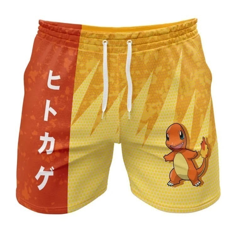 Pikachu Classic Pokemon Gym Shorts 2025
