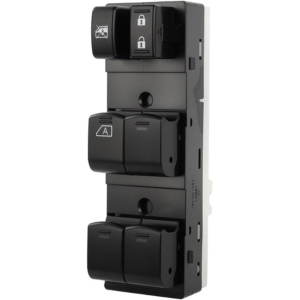 ซีซีไอยู สวิทช์หน้าต่างพลังงานด้านหน้าซ้ายคนขับด้านข้างพอดี 2010-2013สําหรับ นิสสัน คนโกง,2014-2015ส