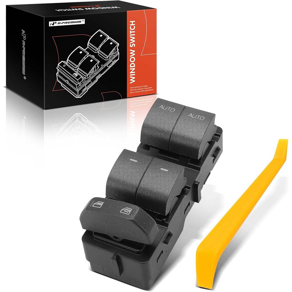 A-Premium Master Power Window Switch เข้ากันได้กับ Ford Fusion 2011-2012 & Lincoln MKZ 2011-2012 & M
