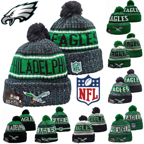 หมวก wool cap สไตล์ Philadelphia Eagles สีเขียว