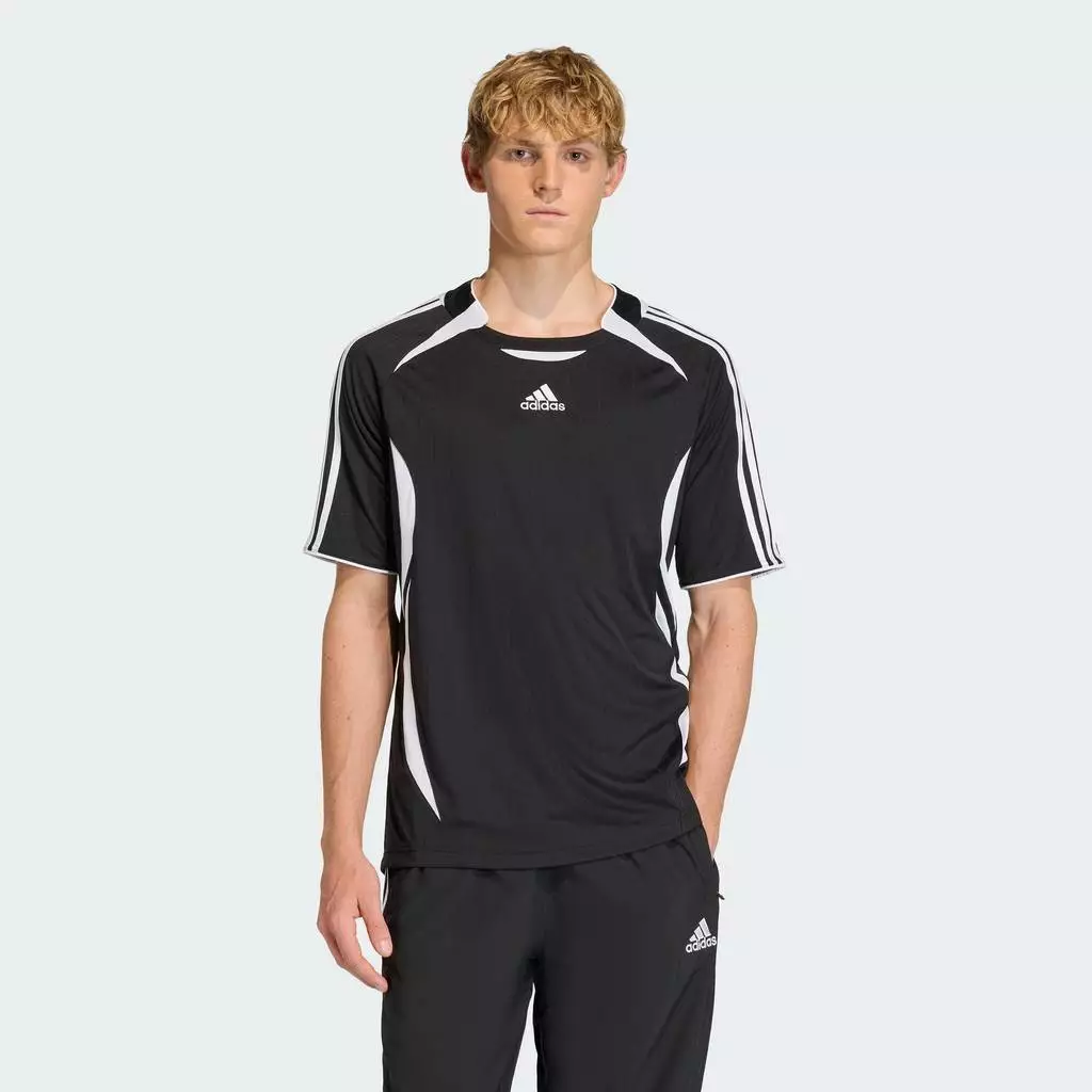 adidas ไลฟ์สไตล์ เสื้อยืด Teamgeist Adicolor ผู้ชาย สีดำ KD5854