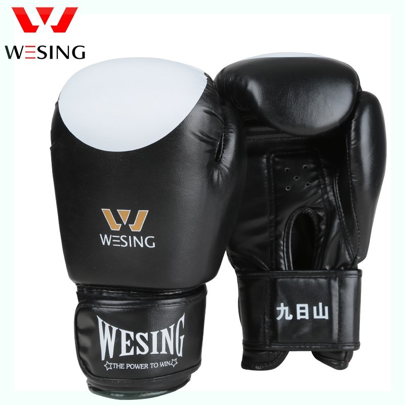 Wesing Wushu Sanda ชุด 6 ชิ้นอุปกรณ์ป้องกันหน้าอกยามหัว