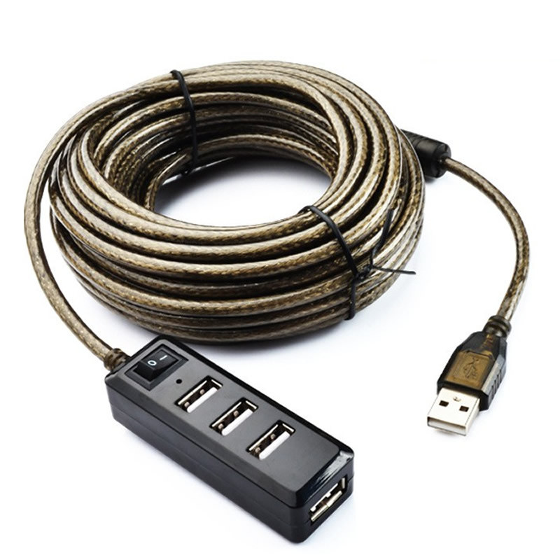 Usb usb2.0 Extension Cable Extender Extension Cable 3m 5m 10m Splitter Amplifier HUB HUB