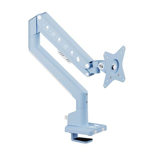 PS1S Wave Pastel Blue Angel Monitor Arm Single Blue Angel Cute Up and Down 24-inch 27-inch 32-inch