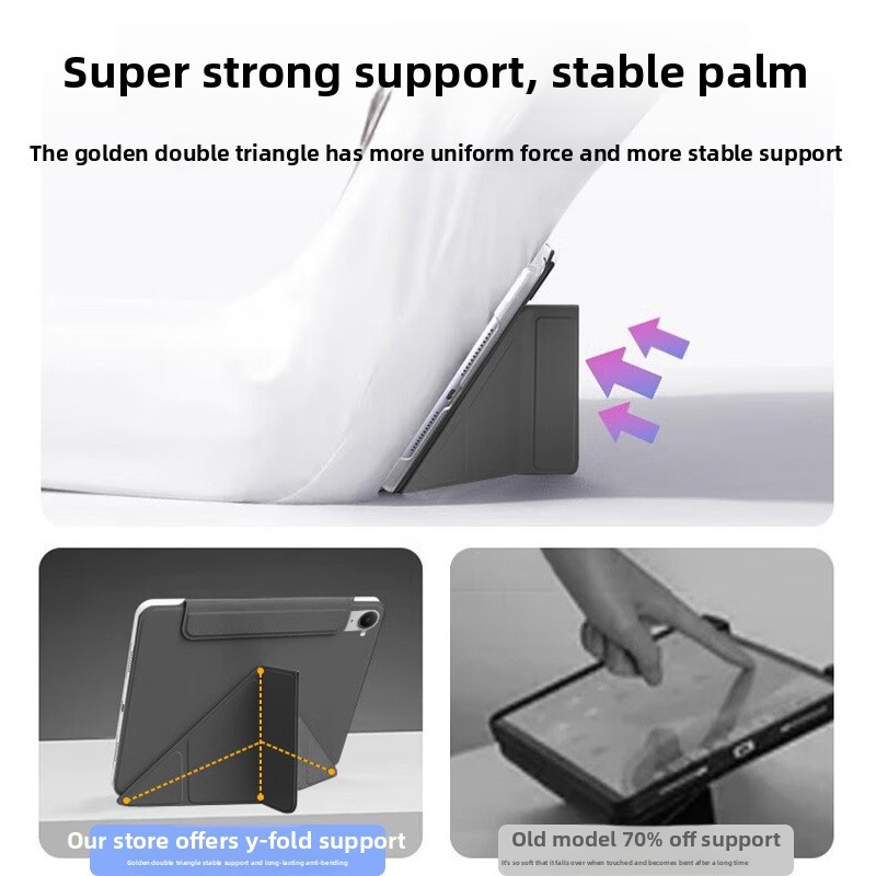 สําหรับ Xiaomi Pad Mini กรณีสมาร์ทพับ PU หนังแม่เหล็ก 2 ใน 1 สําหรับ Redmi K Pad / Xiaomi Pad Mini 8.8 นิ้วกรณี - รูปที่ 3